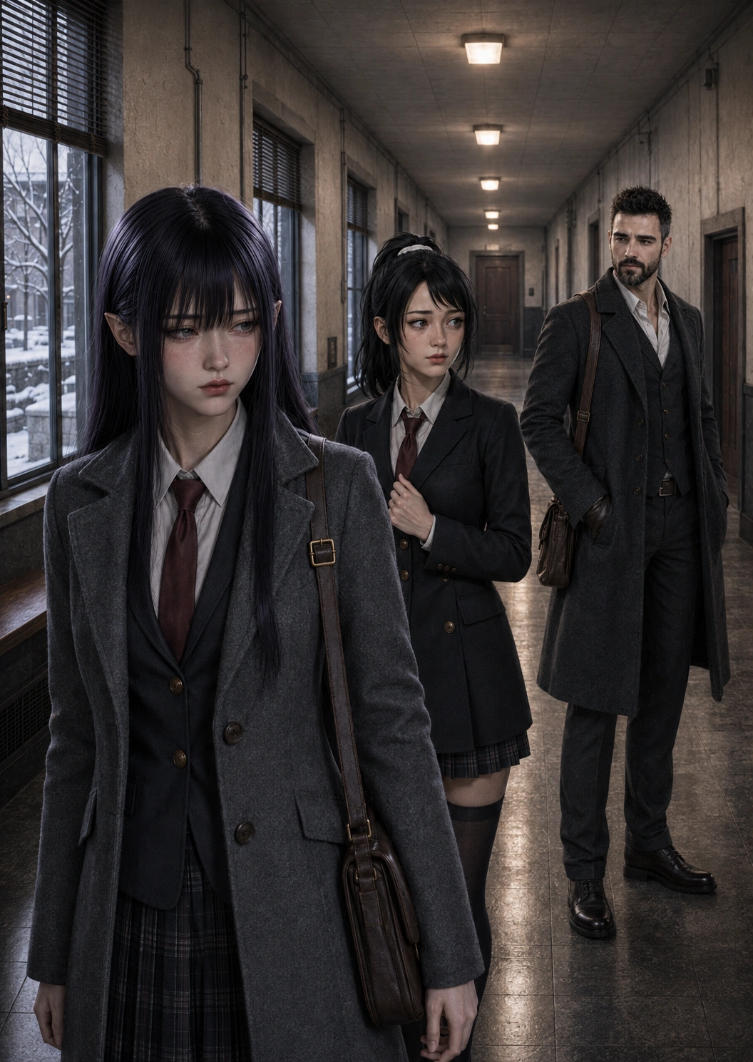 Serena Veyne — After School, Case 9 supernatural mystery webcomic cover