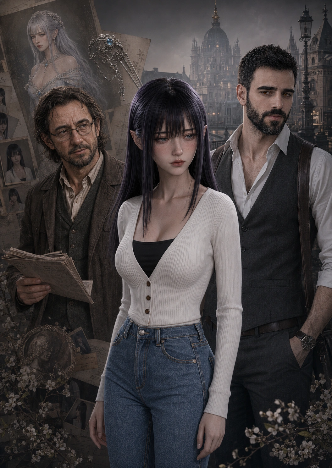 Serena Veyne — The Historian, Case 14 supernatural mystery webcomic cover